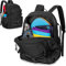 Fasrom Strandtasche xxl Familie Strand Rucksack Badetasche Damen Herren Strandtasche Wasserdicht Groß Schwarz