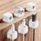 6 Pack Magnetic Cable Clips, Cable Tidy Tools,Magnetic Cord Organizer Strong Adhesive Desk for Nightstand, for Wall,Office,Car,Desk,Nightstand(White)