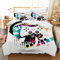 Gegeryozer Housse de Couette Gamer 220x240 cm,3D Impression Parure de Lit Gamer,Adolescent Garçon Housse de Couette avec Fermeture Éclair + 2 Taies d'oreiller 50x75 cm (G6)