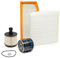 Kit 4 Filtri Tagliando per Renault Captur, Clio IV, Dacia Duster, Sandero II 1.5 dCi