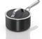 Ninja ZEROSTICK Ceramic Pro 16 cm Saucepan with Glass Lid, Scratch Resistant, Made PTFE-Free, All Hob Compatible, Black, CW30216UK