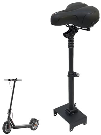 Elektroroller Sitzsattel, Elektro Scooter Sitz Zubehör Für Xiaomi Electric Scooter 4 Elektroroller Kissen Fahrrad Sattel PU Stoßdämpfender Atmungsaktiver Sitz Höhenverstellbar - 45-65cm