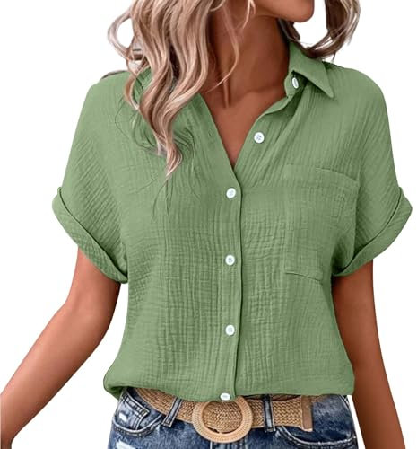 Fashion Sale Damen Umstandsbluse Sommer Damen Longshirt Kurzarm Shirt V Ausschnitt XXL Sommerbluse Leichte Hemden Trachtenbluse Schwarz Weisses Oberteil Shirts Grau Metallic Spitzenbluse Mit