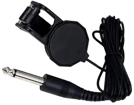 F92E Akustikgitarre Piezo Pickup Ersatz Clip-On Ribbon Mikrofon Professioneller Akustik Tonabnehmer