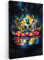 MuchoWow© Wandbilder 40x60 cm Wohnzimmer Wanddeko Schlafzimmer Zimmerdeko Wandgemälde Zimmer Deko auf Wand Dekoration Wall Art Kerzen - Blumen - Buddha - Wasser