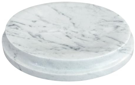 HAMAKAWA Jabonera de mármol natural, plato ovalado blanco Carrara de 5 pulgadas, soporte de jabón de ducha de piedra caliza, soporte de esponja de piedra moderna, bandeja de ahorro de jabón para baño