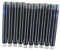 Veemoon 10pcs Fountain Pen Ink Refills Blue Ink Cartridges Inner Diameter Quick Drying for Smooth Writing Experience School and Office