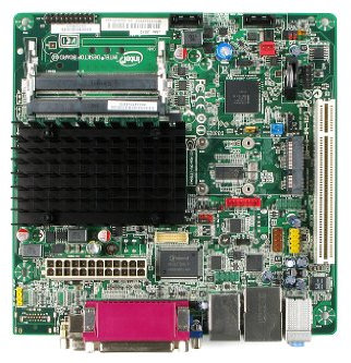 Intel Motherboard BLKD2550MUD2 Xeon NM10 DDR3 1066 GMA3650 SATA Mini-ITX