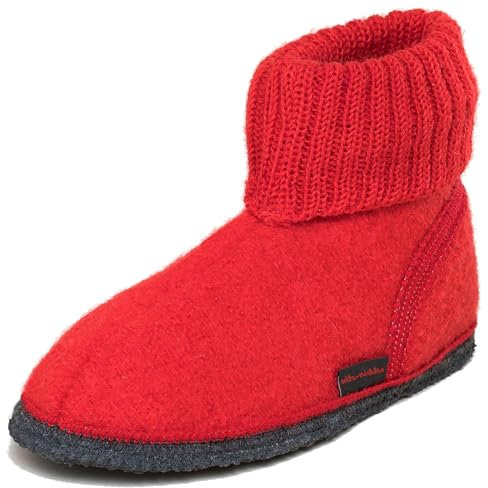 Kitz - Pichler Al Ötz, Zapatillas Altas Unisex Adulto, Rojo (Rubin 2826), 42 EU