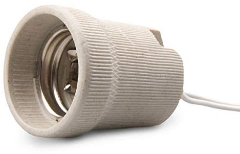 E27 Fassung Keramik, 0-230V