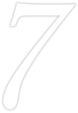 timalo® Aufkleber Hausnummer - 7 - weiß, 10 cm hoch - Kleben statt Bohren, selbstklebend für Briefkasten, Mülltonne, Haustür