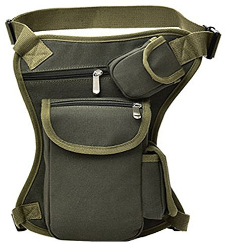 FiveloveTwo Hiking Waistpacks Small Multi-Purpose Drop Waist Leg Bag Military Utility Tactical Hip Molle Pack Sport Camping Hiking Motorcycle Racing Thigh Pouch