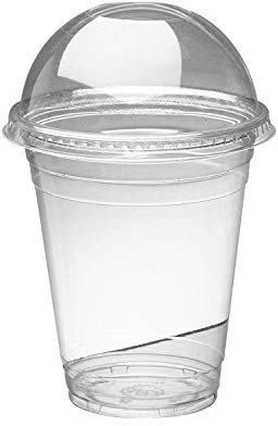 Bicchiere per smoothie da asporto con coperchio a cupola