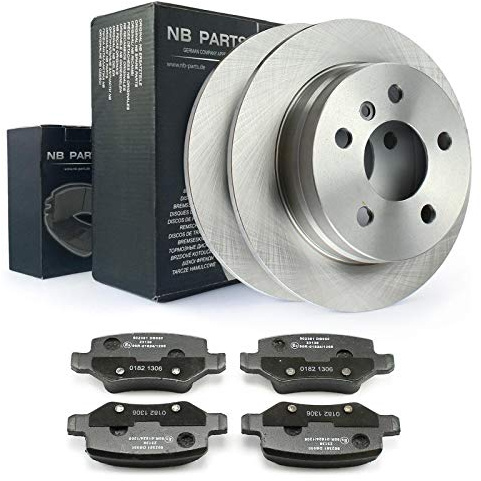 NB PARTS Bremsscheiben Beläge hinten 258mm passend für Mercedes-Benz A-Klasse W169 B-Klasse W245