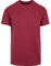 Build Your Brand T-Shirt Round Neck, Burgundy, M, Uomo