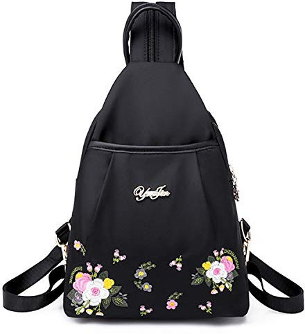 Jywmsc Damen Stilvoll Nylon Leicht Rucksack Damen Rucksackhandtaschen Schultertasche Draussen Brusttasche