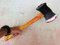 Rubber Johnnies , Hache courte à double tête sanglante - Taille complète - Accessoire de déguisement - Realsitic - Halloween - Accessoire de cinéma