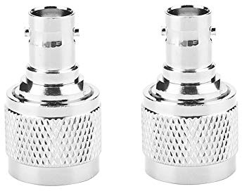 Typ N-Stecker auf BNC-Buchse HF-Stecker HF-Adapter, BNC-Stecker mit langer Lebensdauer und breiter Frequenzbandbreite, HF-Anschlussadapter für Home-Anschluss