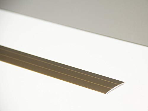 Steffensmeier Teppichbodenzubehör Übergangsprofil Alu Laminat Teppichboden Teppich Bronze