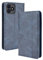 GOKEN Leder Folio Hülle für Blackview OSCAL C20, Lederhülle Brieftasche Mit Kartensteckplätzen, Premium Flip PU/TPU Handyhülle Schutzhülle Case Cover mit Ständer Funktion (Blau)