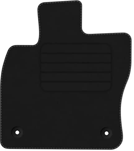 Veloursfussmatte Automatte Velourmatte für VW T-ROC Cabrio ab Bj. 2020 Mit Absatzschoner Passform Neu Basic LP runde Befestigungen