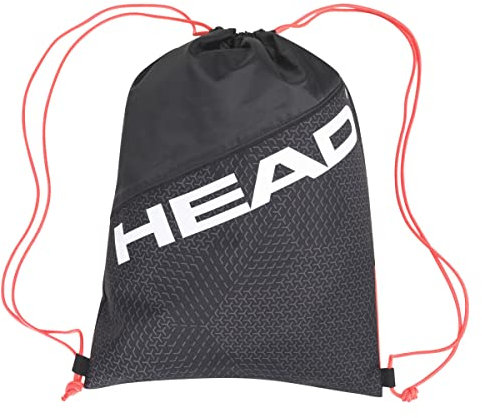 HEAD Unisex – Erwachsene Tour Team Shoe Sack Tennistasche, schwarz/orange, One Size