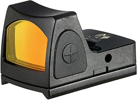 Minidiva Einstellbare LED Offene Reflexvisier, 3.25 MOA Rotpunkt Optik für Gewehr, Schrotflinte Pistole