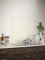 Cotton Cream Glass Kitchen Splashback 600mm x 750mm