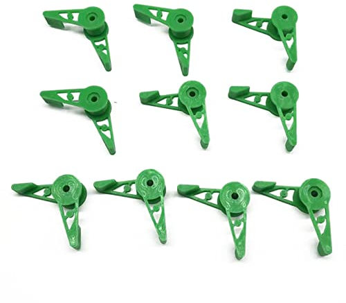 Lioaeust 40 Stück für 360° verstellbare Pflanzenbieger-Clips, Pflanzenstiel-Trainer-Clips, Pflanzenzweige, Bieger für niedrige Belastung, Pflanzen-Training, Gartenhalter