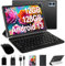 Oangcc Tablette Android 13 Tablette 10 Pouces, 12 Go RAM+128 Go ROM(TF 1TB) (Noir)