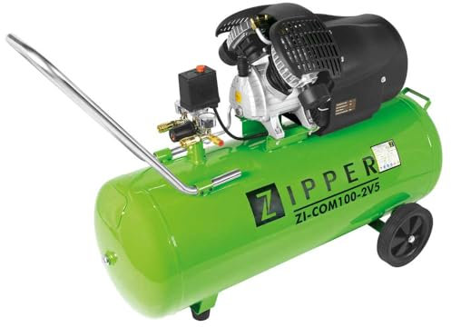ZIPPER Kompressor Druckluftkompressor Druckluft 8 bar inkl Zubehör ZI-COM100-2V5
