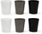 Excelsa Portofino Set 6 Bicchieri, Bianco/Nero/Grigio, 30 Cl., Vetro Soffiato