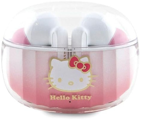 TWS CG Mobile Hello Kitty Gradient Casque avec logo galvanisé, rose