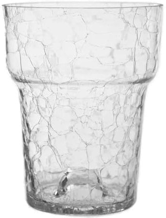 Maceta de orquídeas XL, de cristal, 16 cm, diámetro de 16 cm, altura de 18 cm