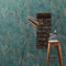 K&L Wall Art abstrakte Gingko Tapete Guido Maria Kretschmer Fashion Vliestapete blaue Blumentapete