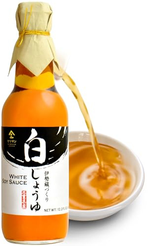 YAMASAN KYOTO UJI Weiße Sojasauce, natürlich und traditionell gebraut, handwerklich hergestellt, aus einer japanischen Kleinbrauerei mit 100-jähriger Geschichte (360 ml)