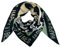 J26 Love Herz Leopard Dreieck Schal aus 100% Baumwolle Frühling Unisex Uni Fashion Stola Tuch Übergangszeit Italy Sommer Strickschal Strick Tuch Heart Leo Happy (Happy Schwarz)
