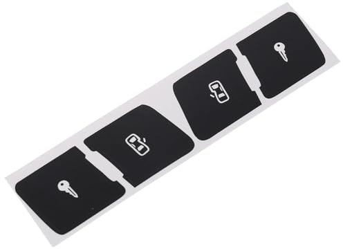 GLYGLY Auto A/C Klimaanlage Knopf Aufkleber für Audi A2 A3 8L A4 B6 B7 A/C AS/TP, Klimabedienteil Knopf Kit Selbstklebende Bedienelemente Radio Dash Buttons,B