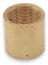 Messing Muffe M16x1 roh d.20x20mm Verbindungselement Verbindungs-Rohr Metall mit Innengewinde ISO-Feingewinde DIN13-5