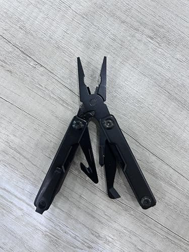 BIBURY Multitools, EDC Mini Pocket Tool, Foldable Pliers with Window Breaker, Multi Tool for Emergency and Daily Use, Birthday Gifts for Men Women, EDC Gadgets Stocking Fillers Gifts for Men Dad-Black