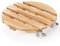 Truevaste Pflanzenroller Rund 30 cm, Outdoor Indoor Rollbrett Pflanzen bis 120 kg aus Kiefernholz mit 4 Rollen, Fäulnis, Stabile Blumentopf Untersetzer Roller für Außen- und Innenbereich