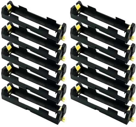 Koolenry SMT 18650 Rechargeable Battery Holder SMD 18650 Battery Box with Bronze Pins Power Bank Clip Storage Case