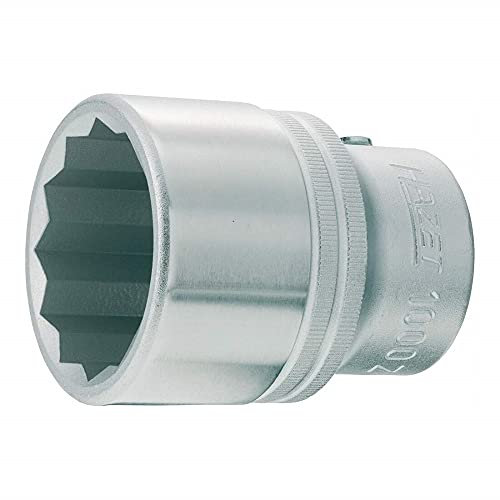 Hazet 1000AZ-1.7/16 Douille carré creux 20 mm/profil à 12 pans extérieurs Taille 1.7/16 longueur 63 mm
