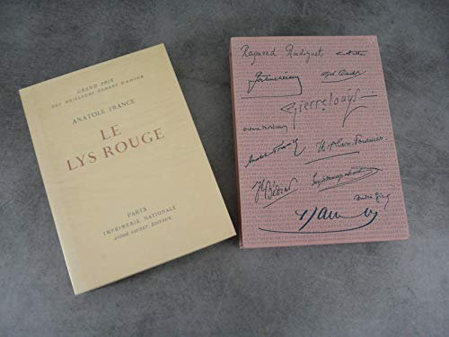 Le Lys Rouge. Préface de Julien Caïn, de l' Institut. Lithographie Originale de Van Dongen