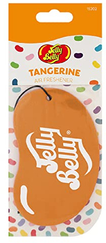 Jelly Belly Bean 2D Car Home Office Air Freshener Orange Tangerine SEALED CARDED