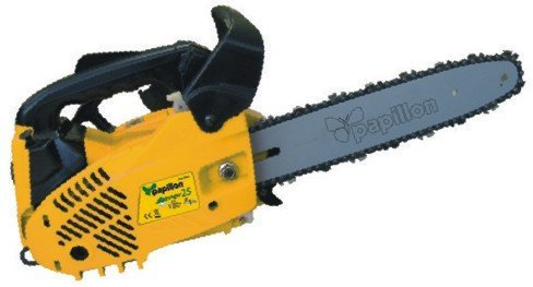 Papillon 92831 Ranger 25 Motosega Potatura, Barra 30 cm, 25,4 cc, Giallo/Nero