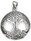 Drachensilber Kelten Lebensbaum keltischer Schmuck Silber Anhänger 925er Sterlingsilber keltischer Baum Kettenanhänger feiner Knoten zart