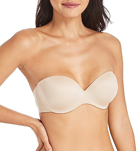 Maidenform Women's Comfort Devotion Custom Lift Strapless Everyday Bra, Beige (LCK), 34B