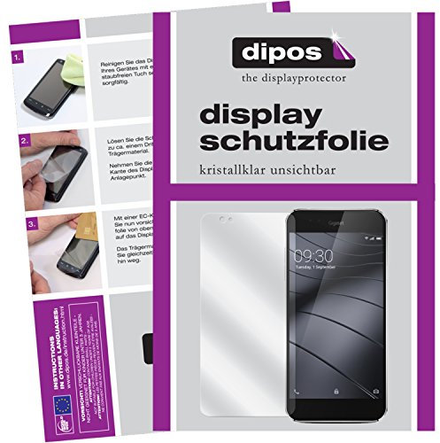 dipos I 6X Schutzfolie klar kompatibel mit Gigaset ME Pure Folie Displayschutzfolie