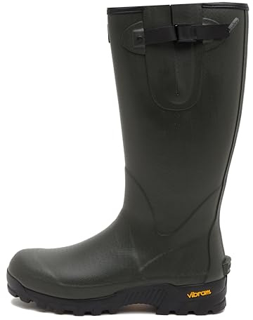 Hoggs of Fife Bereich Sport Neopren gefütterte Gummistiefel Feld Grün